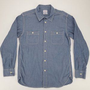 Lucky Brand Sanforized L/S Chambray Button Shirt M